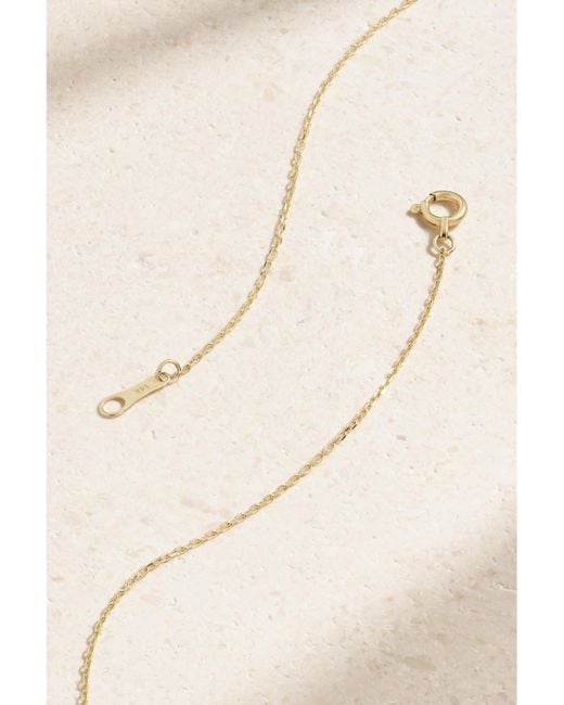 Mizuki Natural 14-Karat, Pearl And Diamond Necklace