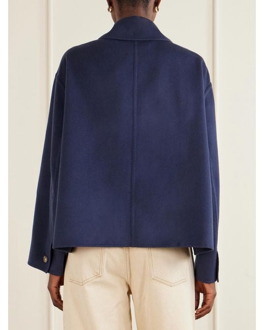 Joseph Blue Kalaa Wool And Silk-Blend Jacket