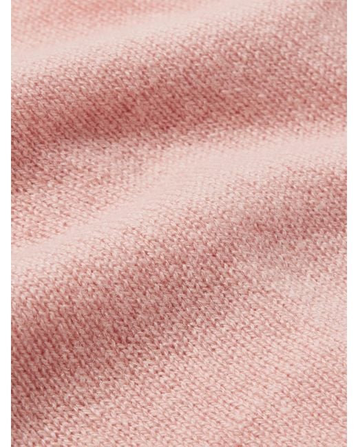 Johnstons Pink Cashmere Scarf