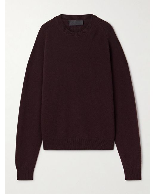 Nili Lotan Purple Trisha Cashmere Sweater