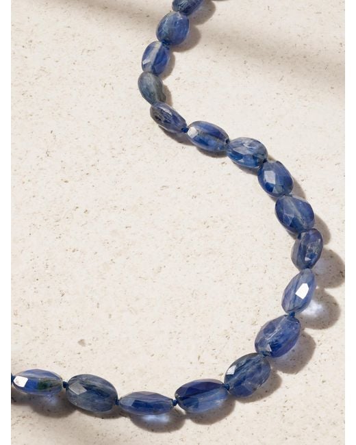 Ileana Makri Natural 18-Karat, Sterling, Kyanite And Diamond Necklace