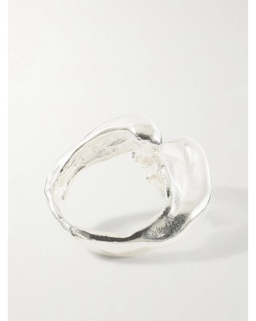 SIMUERO Natural Helio Sterling Ring