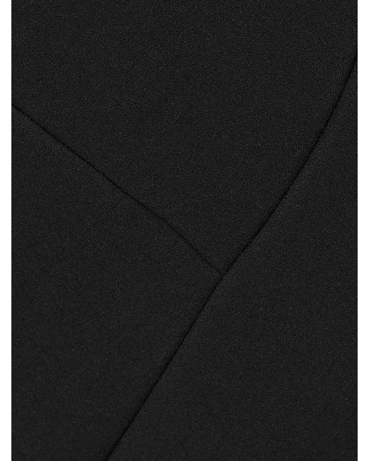 Roksanda Black Zahrah One-Sleeve Crepe Midi Dress