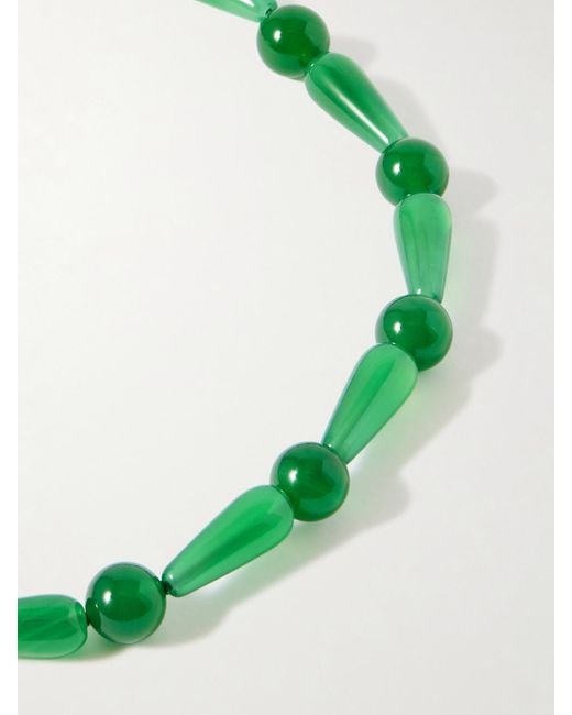 Completedworks Green The Depths Of Time Recycled Vermeil Chalcedony Necklace