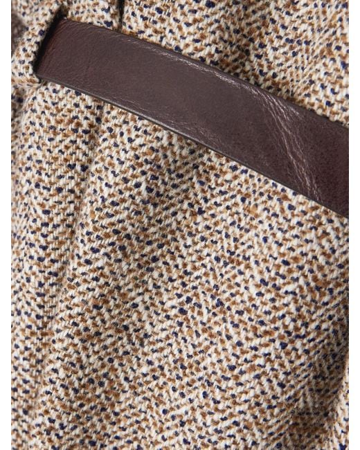 Brunello Cucinelli Gray Weste Aus Einer Kaschmirmischung Mit Gürtel