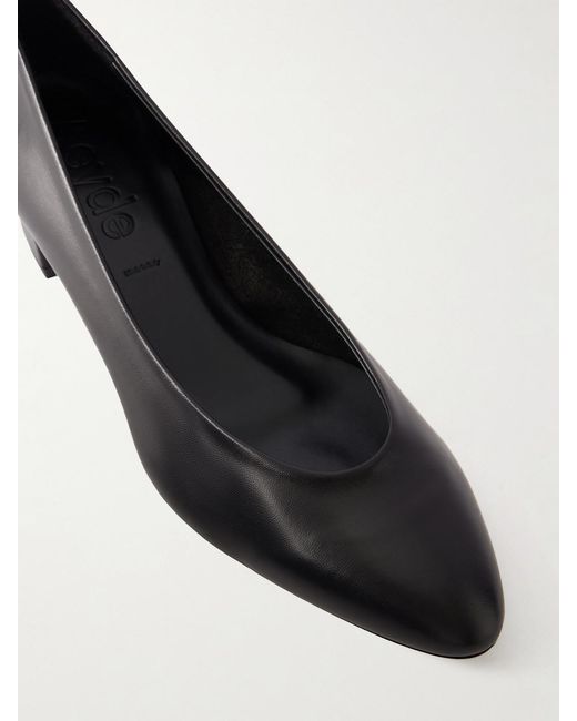 Aeyde Black Helia 35 Leather Pumps