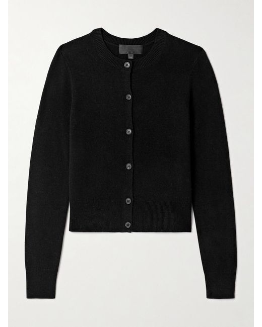 Nili Lotan Black March Cardigan Aus Kaschmir
