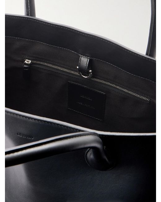 LIE STUDIO Black The Grace Leather Tote