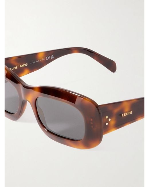 Céline Multicolor Square-Frame Acetate Sunglasses