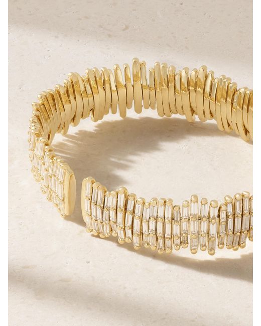 Suzanne Kalan Natural 18-Karat Diamond Cuff