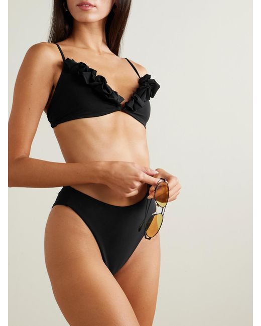 Maygel Coronel Black Krassi Bikini Mit Rüschen