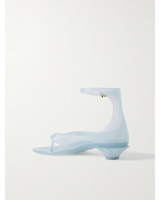 Chloé Blue Jelly Sandalen Aus Tpu