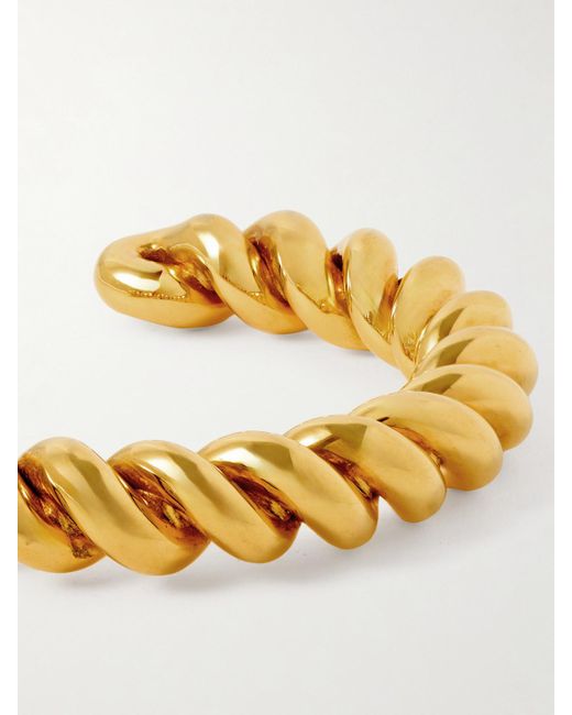 Uncommon Matters Metallic Twist Armspange Aus-Vermeil