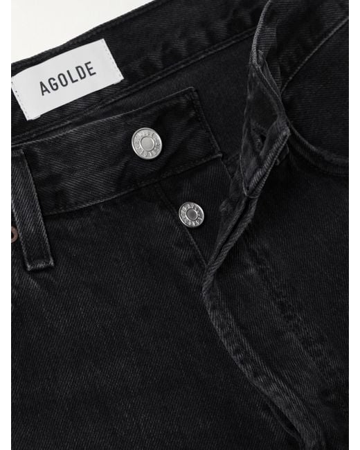 Agolde Black Indra Jeansshorts