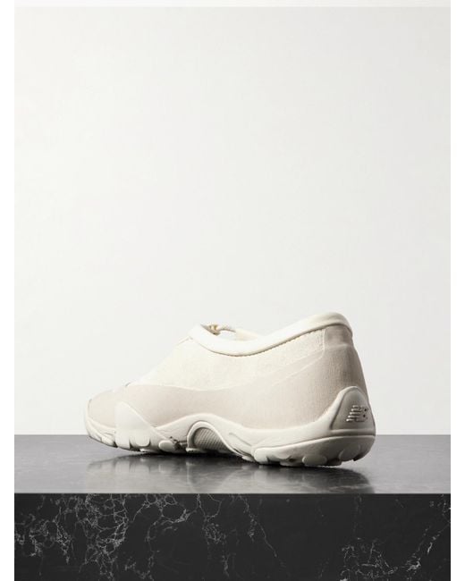 New Balance Natural Tokyo Design Studio Minimus Slip-Ons Aus Shell Und Veloursleder