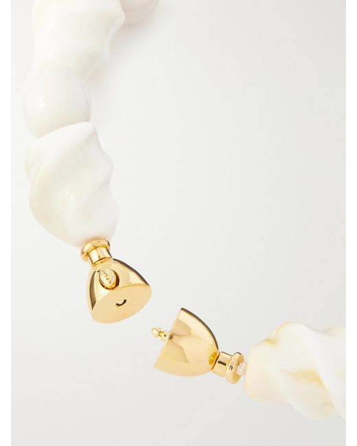 Lizzie Fortunato Natural Salamanca-Tone Porcelain Beaded Choker