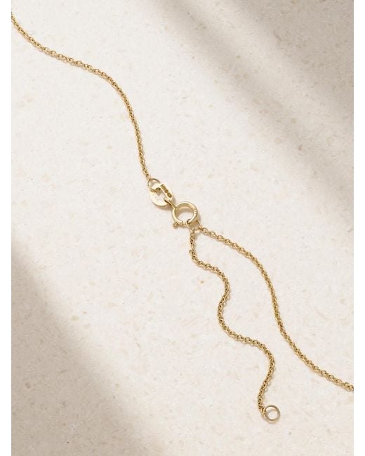 STONE AND STRAND Metallic Diamond Necklace
