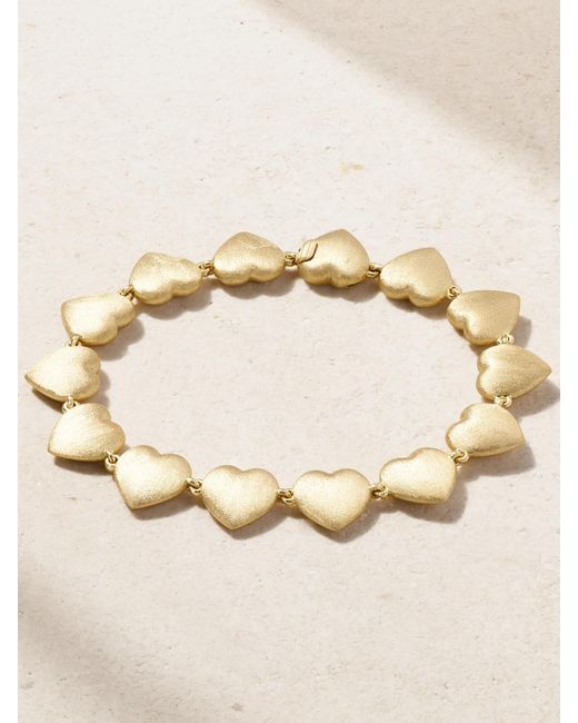 Marie Lichtenberg Natural Heart Small 18-Karat Bracelet