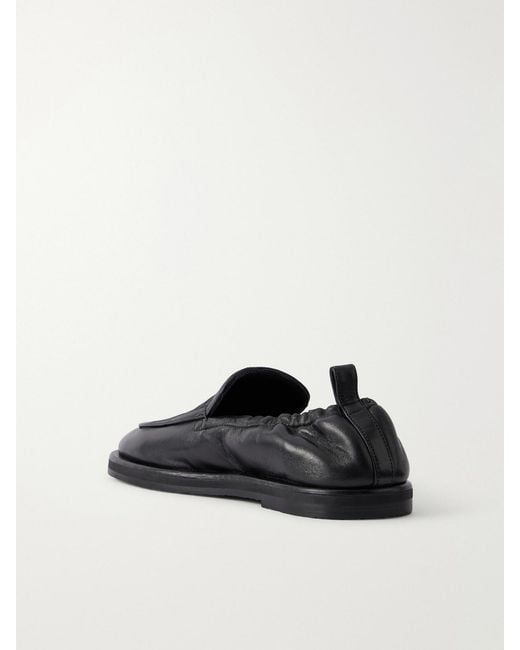 Studio Nicholson Black Donovan Leather Loafers