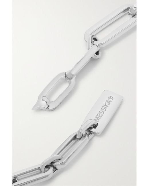 Messika White My Move Armband Aus 18 Karat Weißgold Mit Diamanten