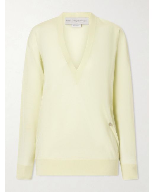 Stella McCartney Yellow Virgin Wool Sweater