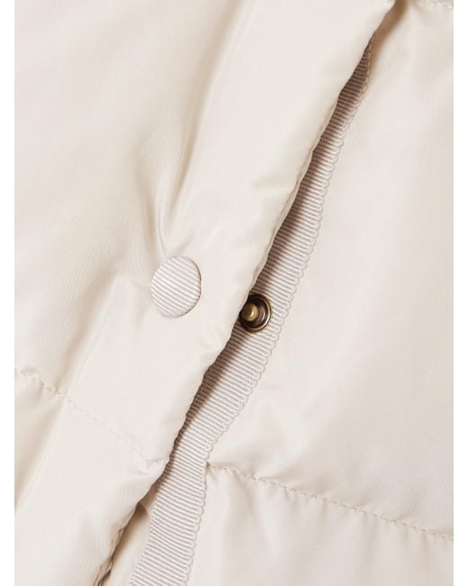 Moncler Natural Cochevinne Daunenjacke Aus Gestepptem Shell