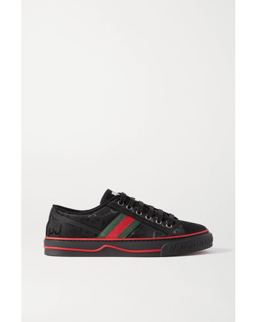 Baskets En Toile À Logo Tennis 1977 Gucci pour homme en coloris Black