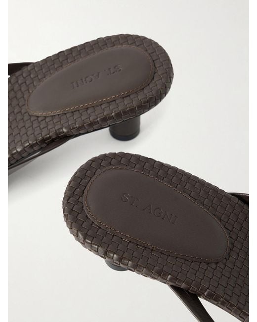 St. Agni Natural Leather Sandals