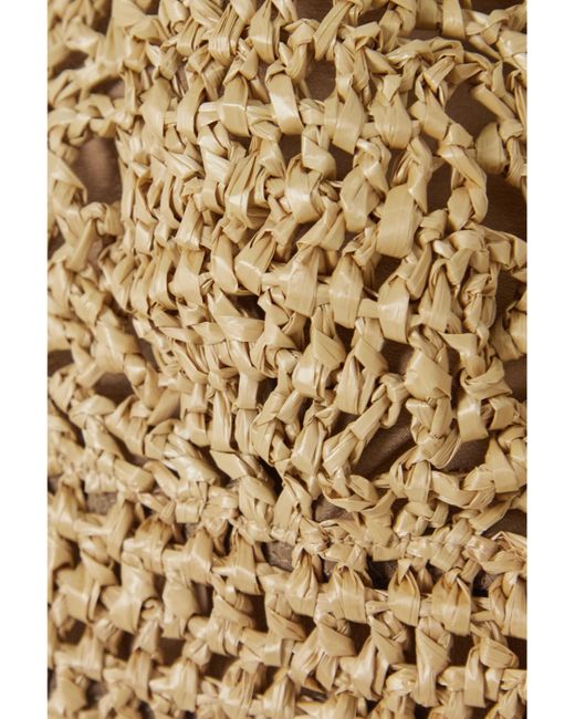 Brunello Cucinelli Natural Crocheted Raffia Bralette