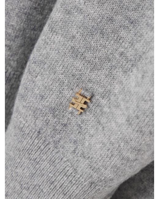 ÉTERNE Gray Brady Kaschmirpullover Mit Polokragen