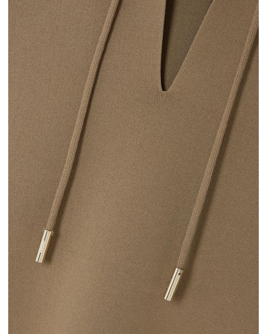 Max Mara Natural Poltava Bluse Aus Geripptem Jersey