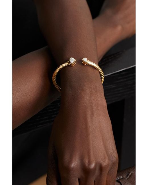 Marina B Natural Trisolina Small 18-Karat Diamond Bracelet