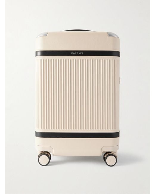 Paravel Natural Aviator Carry-On Plus Recycled-Hardshell Suitcase