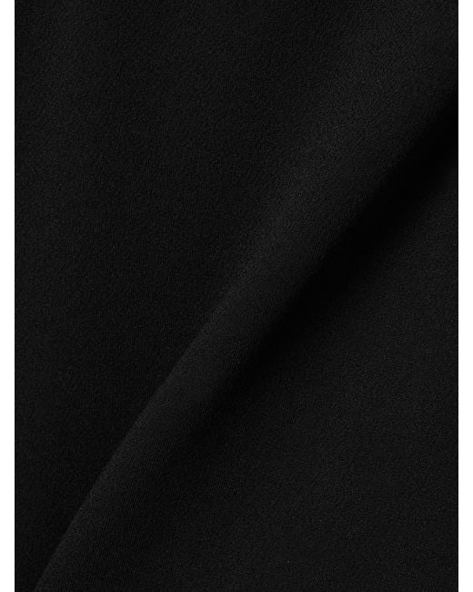 Khaite Black Lilth Crepe-Jersey Maxi Skirt
