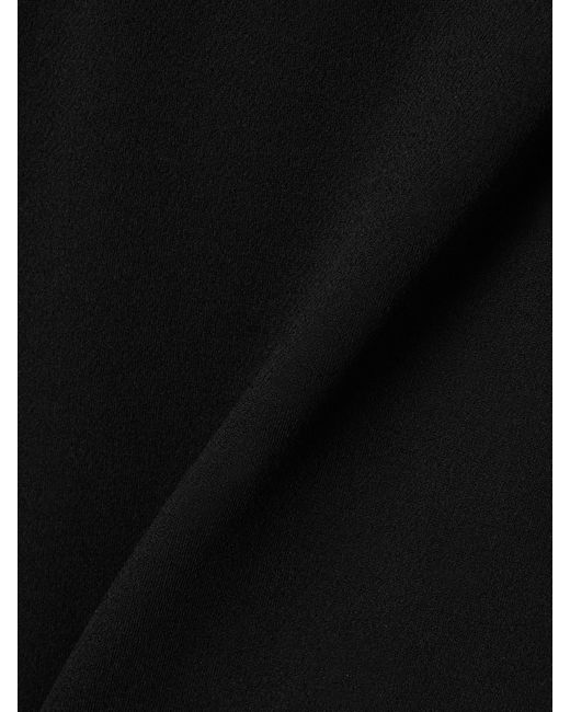 Khaite Black Lilth Crepe-Jersey Maxi Skirt