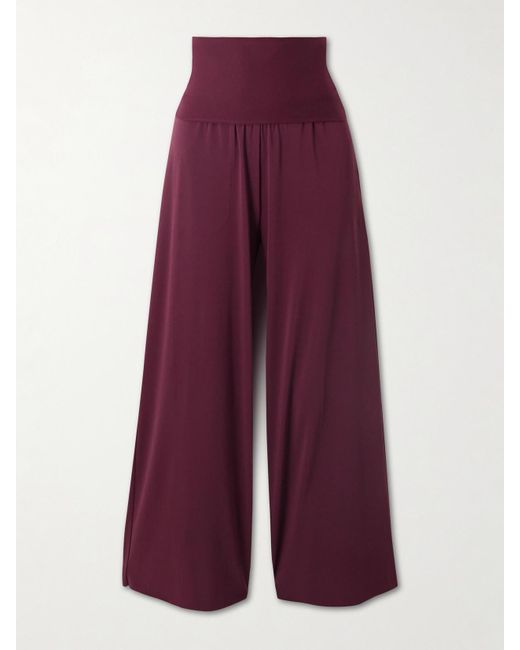 Eres Purple Les Essentiels Dao Convertible Stretch-Jersey Jumpsuit