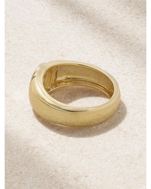 STONE AND STRAND Natural Silvia Ring Aus 14 Karat Mit Diamant