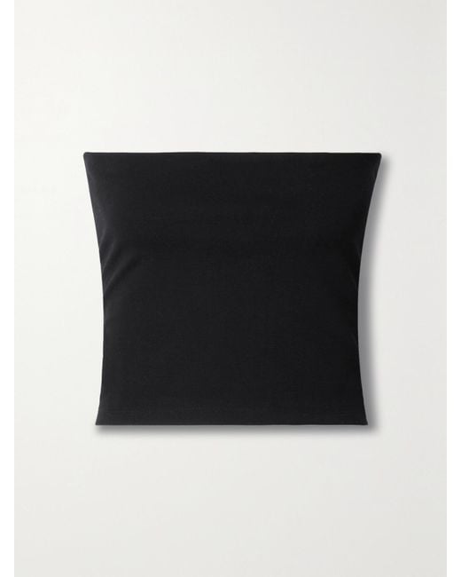 Leset Black Rio Trägerloses Bustier Aus Stretch-Ponte