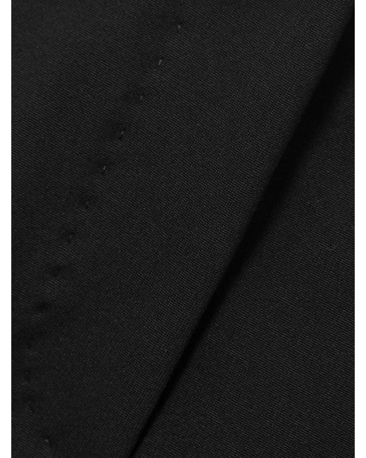 Max Mara Black Pegno Cady Straight-Leg Pants