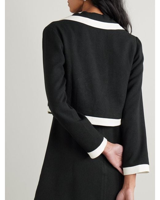 Rixo Black Selita Bouclé Jacket