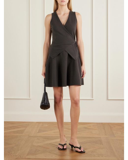 Lisa Yang Black Wren Cashmere Knit Mini Skirt