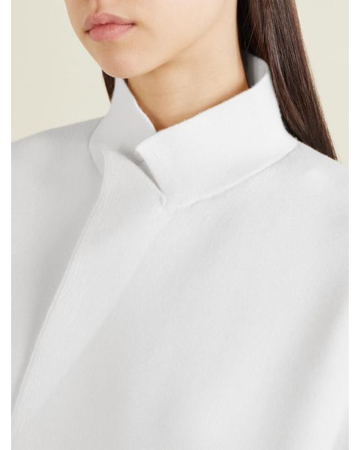 Tom Ford White Double-Breasted Cashmere-Blend Blazer