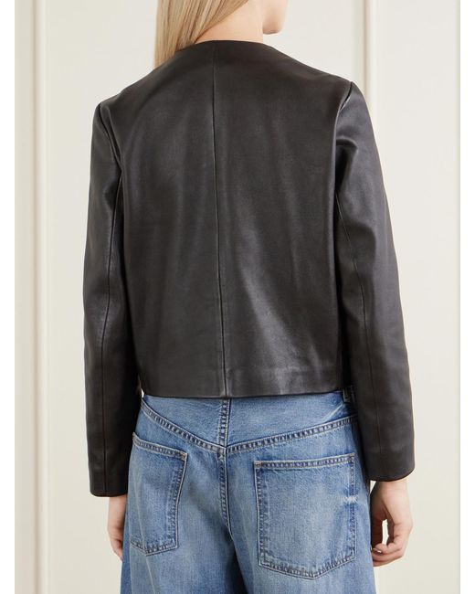 Nili Lotan Black Ophelie Leather Jacket