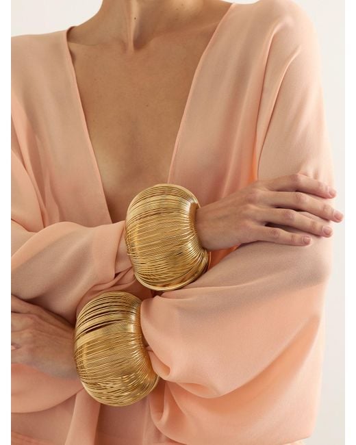 Alaïa Natural Tone Cuff