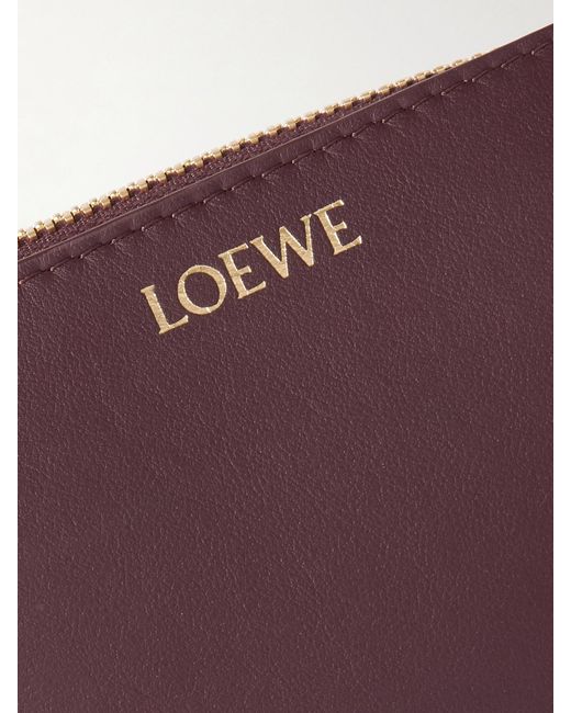 Loewe Purple Joya Embellished Leather Shoulder Bag