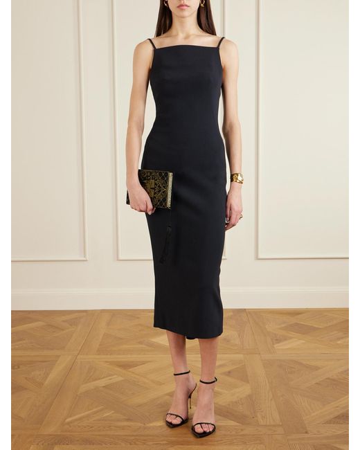 Judith Leiber Green Storybook Tasseled Crystal-Embellished-Tone Canvas Clutch