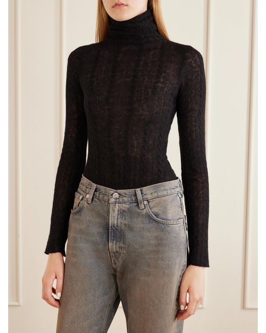 Haikure Black Margie Knitted Bodysuit