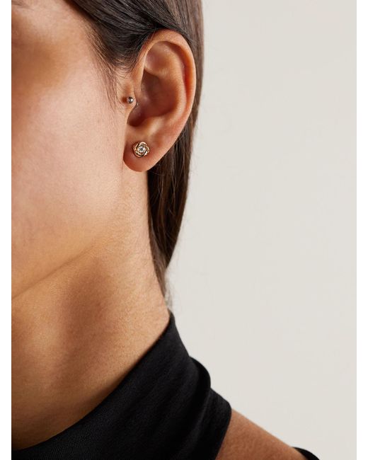 David Yurman Natural Infinity 18-Karat Diamond Earrings