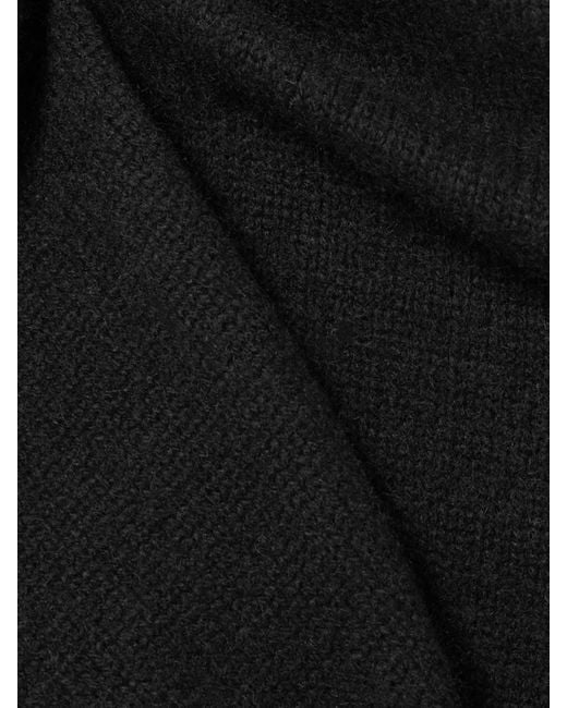 arch4 Black World's End Oversized Cashmere Turtleneck Sweater
