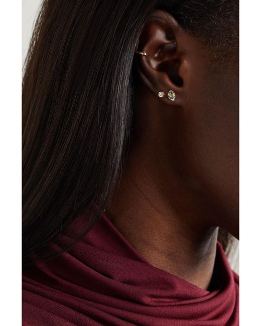 Melissa Joy Manning Natural 14-Karat Recycled Herkimer Diamond Earrings